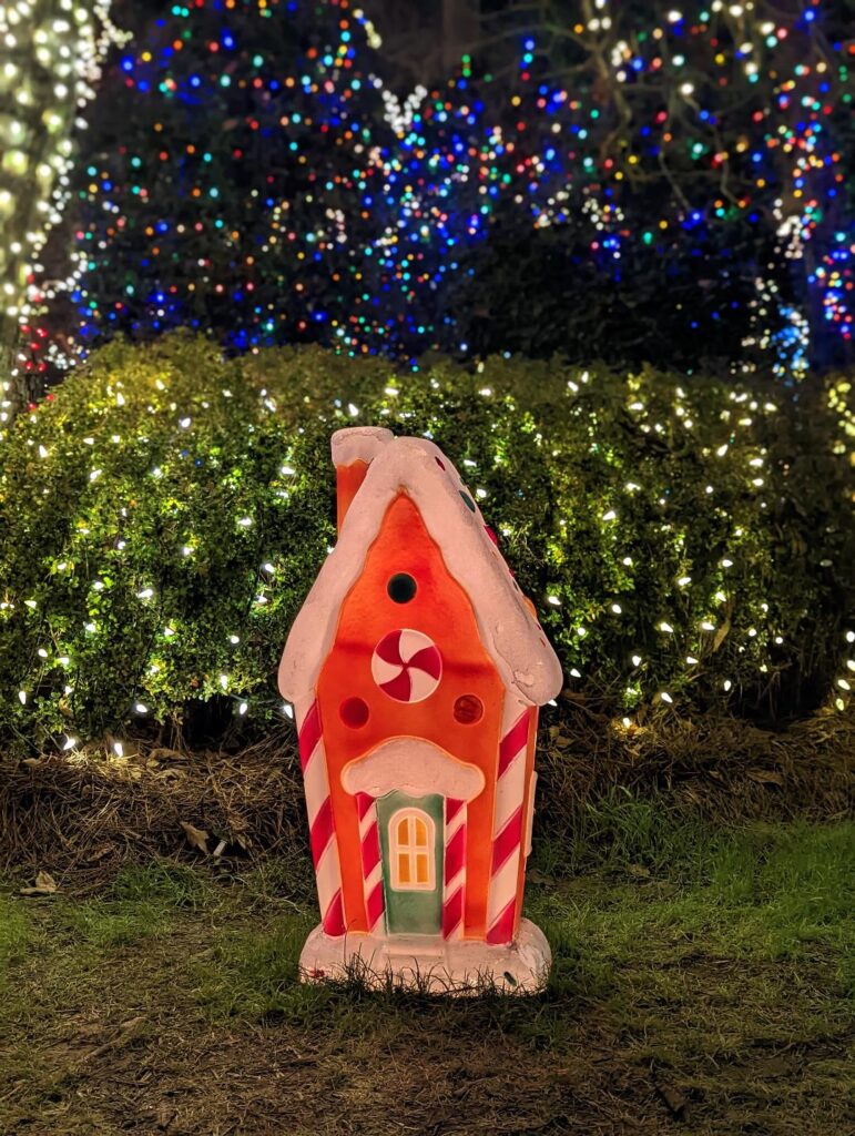 Gingerbread House at "Lights of JOY"