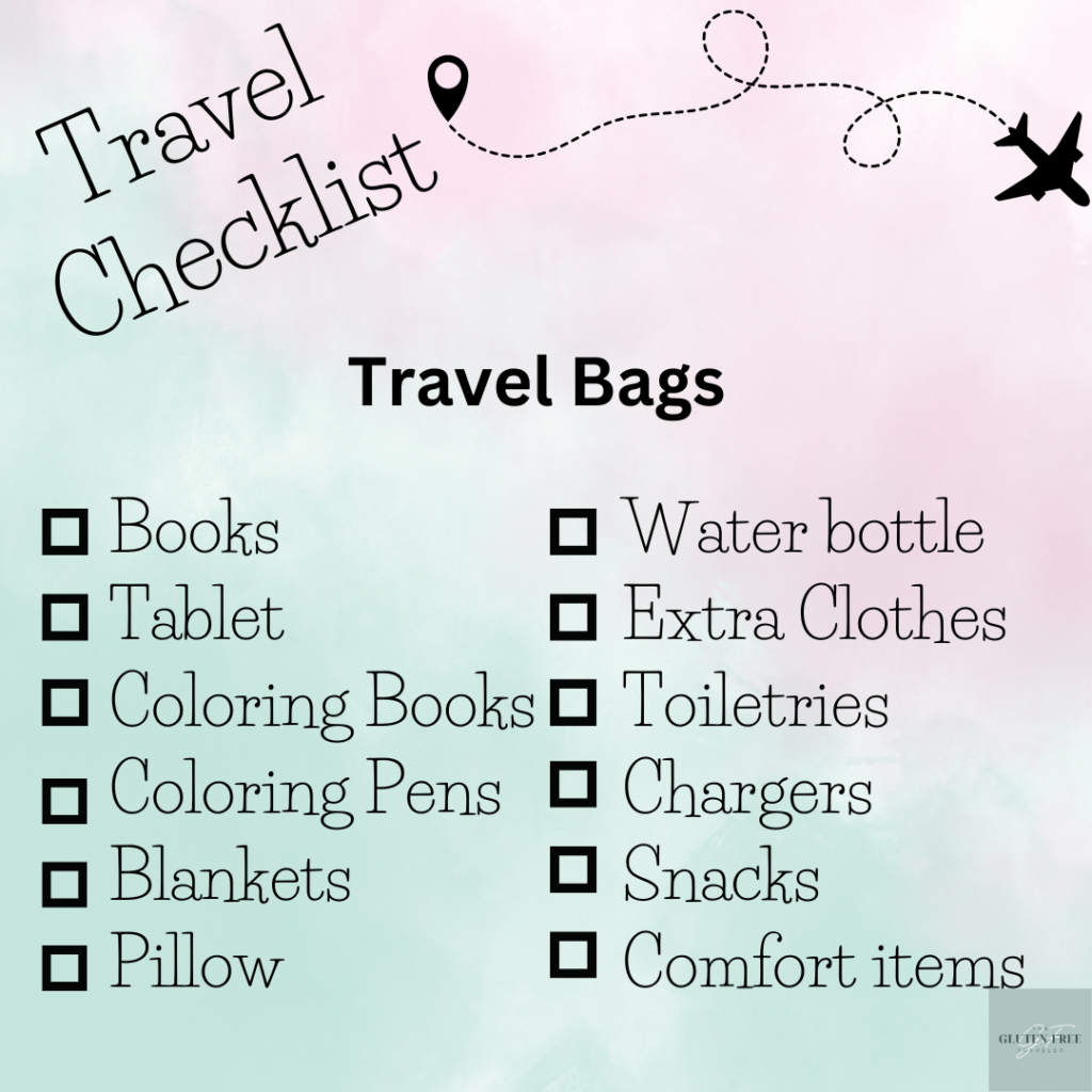 Travel Bag checklist
